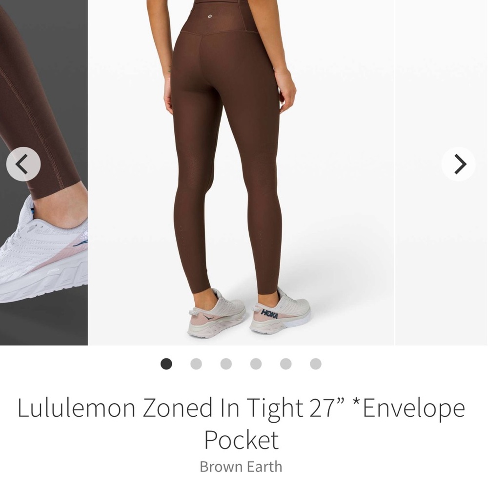 lululemon athletica Brown Earth Leggings